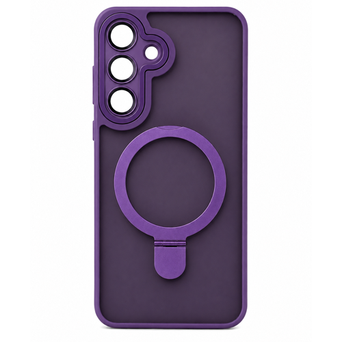 Smoke Magnetic with Kickstand Case for Samsung Galaxy S24 / S25 - Deep Purple